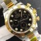 Custom Edition - AAA Replica Rolex Daytona 1-1 Noob Factory 4130 Two Tone Black Diamond (2)_th.jpg